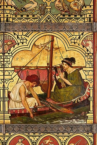 Tableau Sappho et Phaon Henry Holiday affiche vintage impression murale chambre 60x90cm