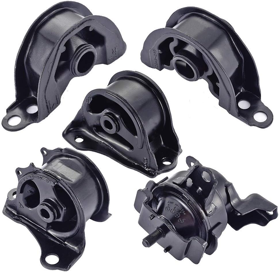 Engine Motor Mount Compatible with Fits 1996-2000 Honda Civic 1.6L 5pcs A6520 A6502 A6556 A6506 50841-SR3-983 50842-SR3-030 50824-S04-013 50810-SR3-981