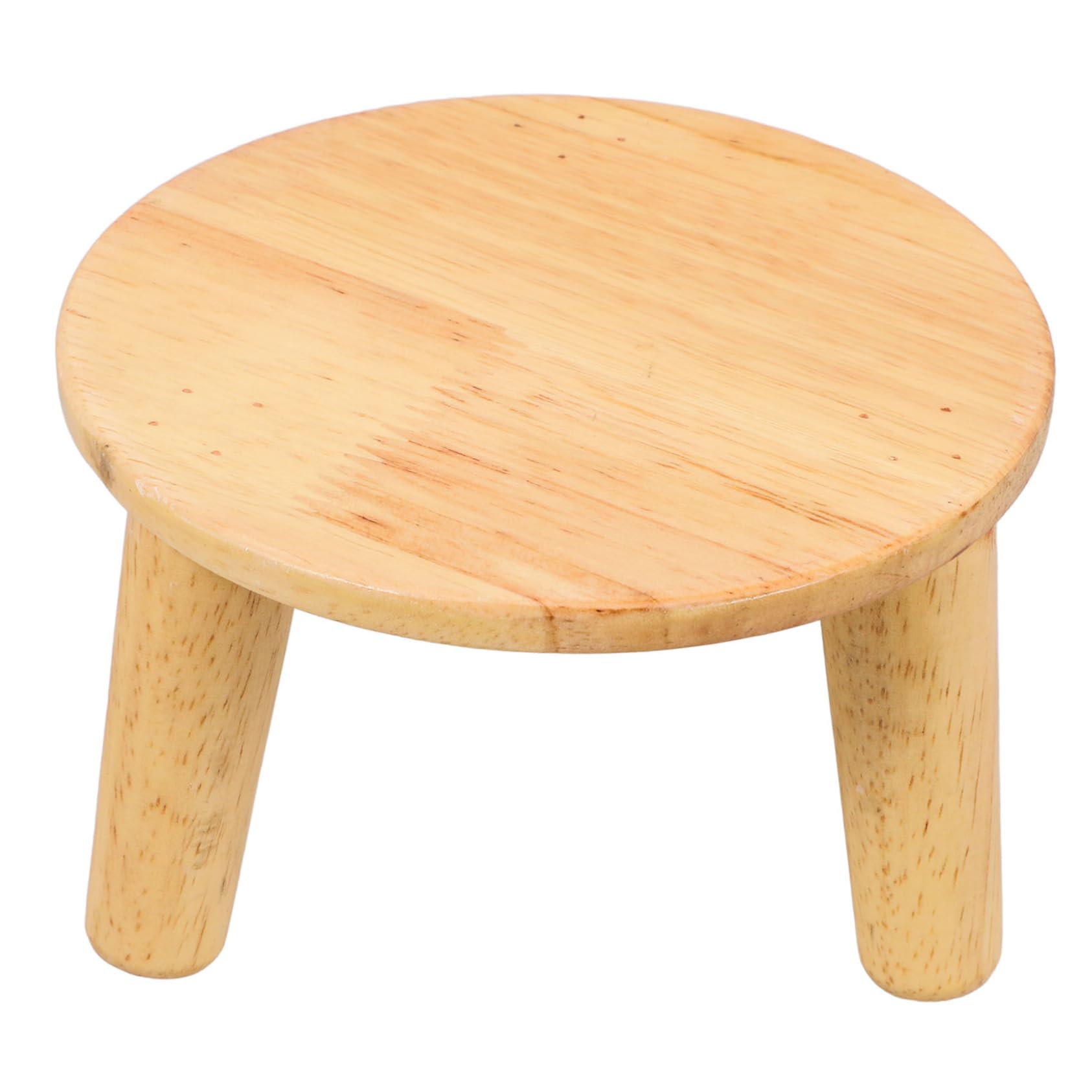 TOYANDONA Solid Wood Flower Stand Indoor Plant Pedestal Boho Decorative Stool for Living Bedroom