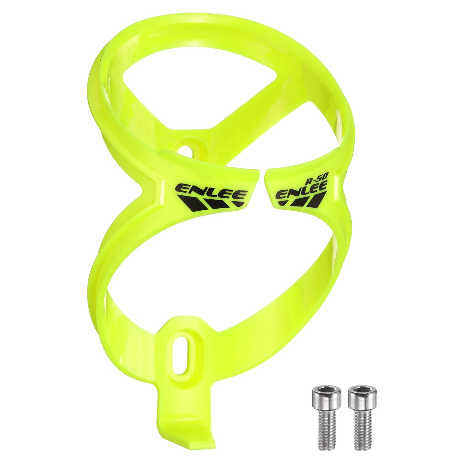 sourcing map Bicycle Water Bottle Holder Ultra Lightweight Universal Bike Bottle Cages Cycling Cup Holder for MTB Road Gravel, Yellow