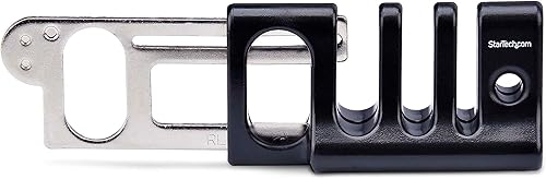 Miniatura 4 de StarTech.com Bloqueo de anclaje de cable periférico, teclado seguro/ratón, trampa de cable con placa de metal, uso con cable de seguridad para