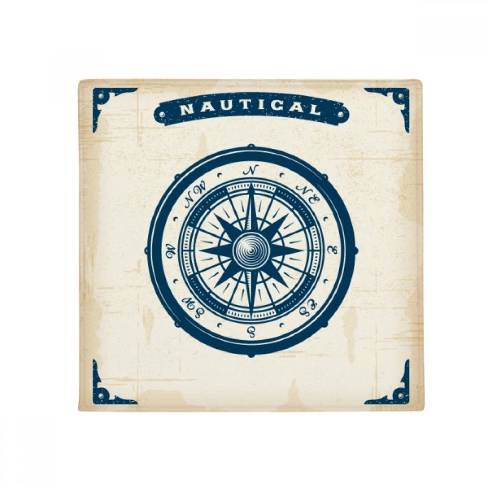 Tapis rond antidérapant de 60cm motif phare militaire pour cuisine et salon