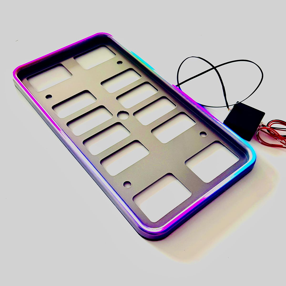 Photo 1 of FOLOI·MTBOY RGB Edge Glow LED License Plate Frame