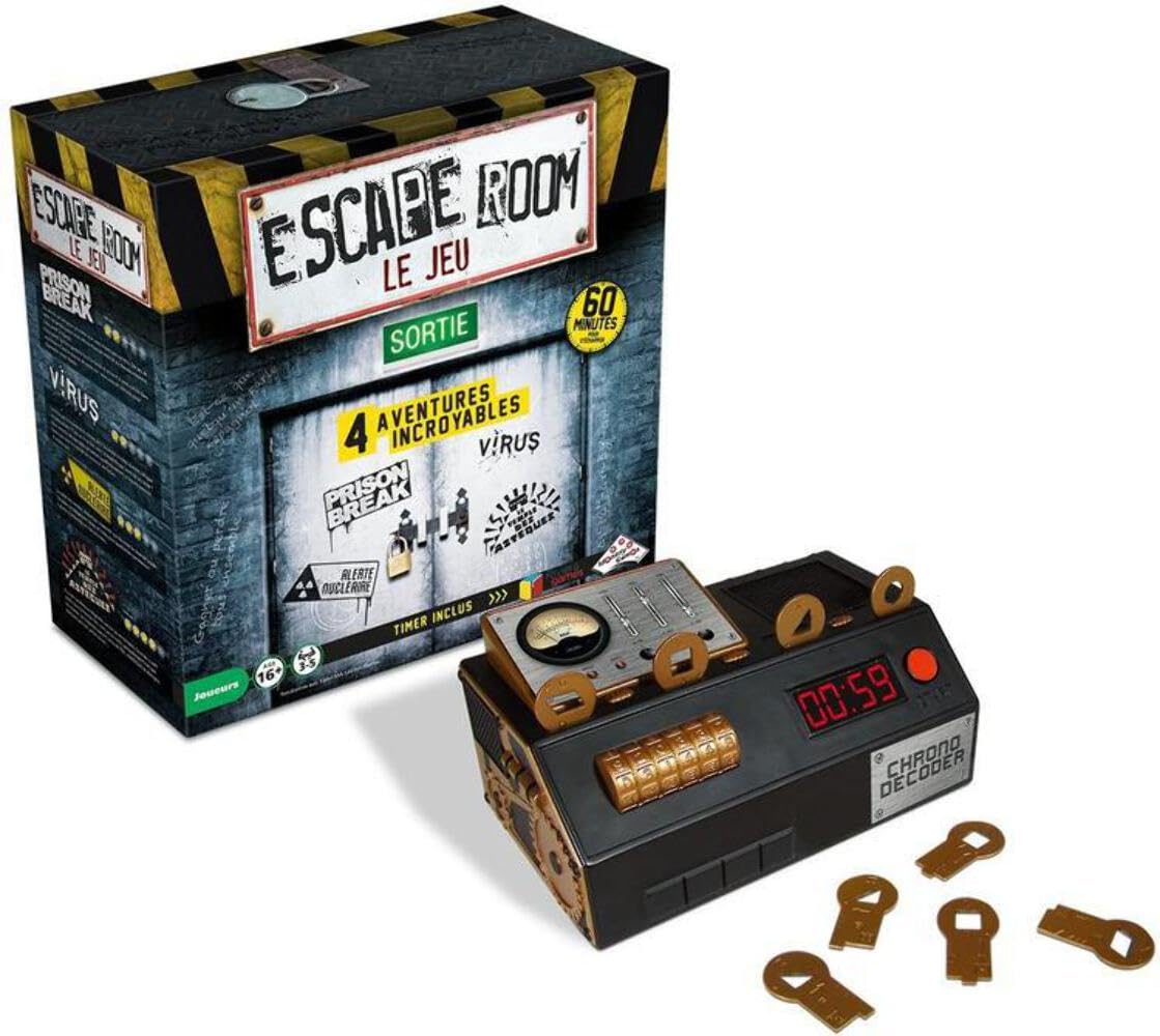 Escape Games - Escape Room : Coffret de 4 jeux