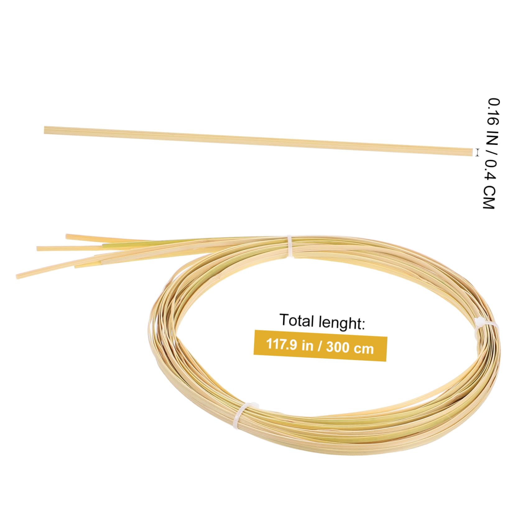 CIMAXIC Handmade Reed Strips 7 Pieces Per Roll for Basket Weaving DIY Craft Easy to Clean