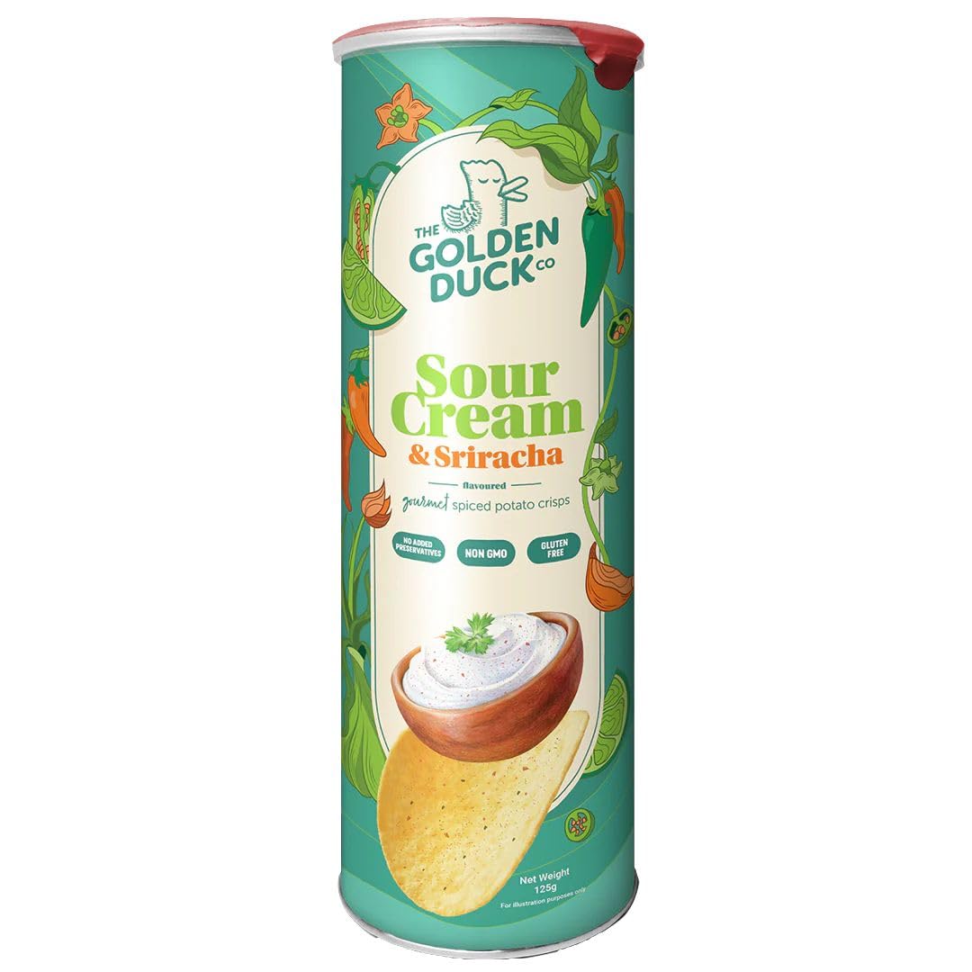 Golden Duck THE CO SOUR CREAM & SRIRACHA 125GM