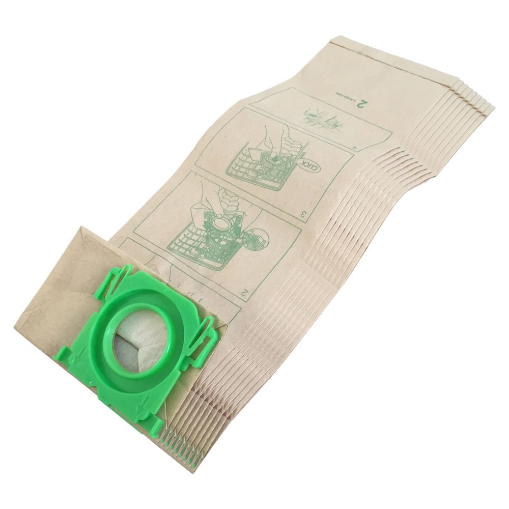 MohMus 10 Vacuum Cleaner Dust Bags For Sebo Airbelt C Serie | Automatic X1, X2, X3, X4, X5, X6, X7, X8, G, MC, XP Serie | Professional G, G1, G2 | TM 375, TM375, TM 455, TM455 | 370 470 electronic