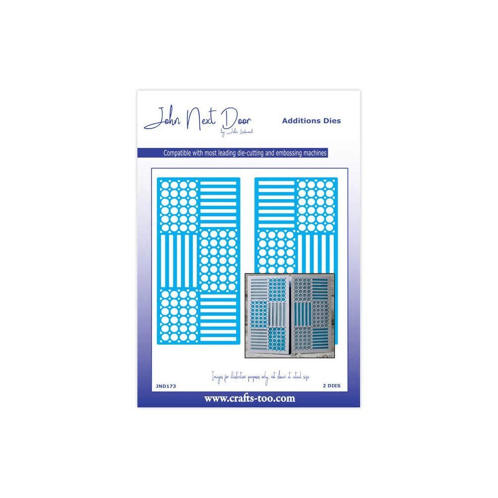 John Next Door Additions Dies - Haddon Panels Die Set (2pcs) - JND173