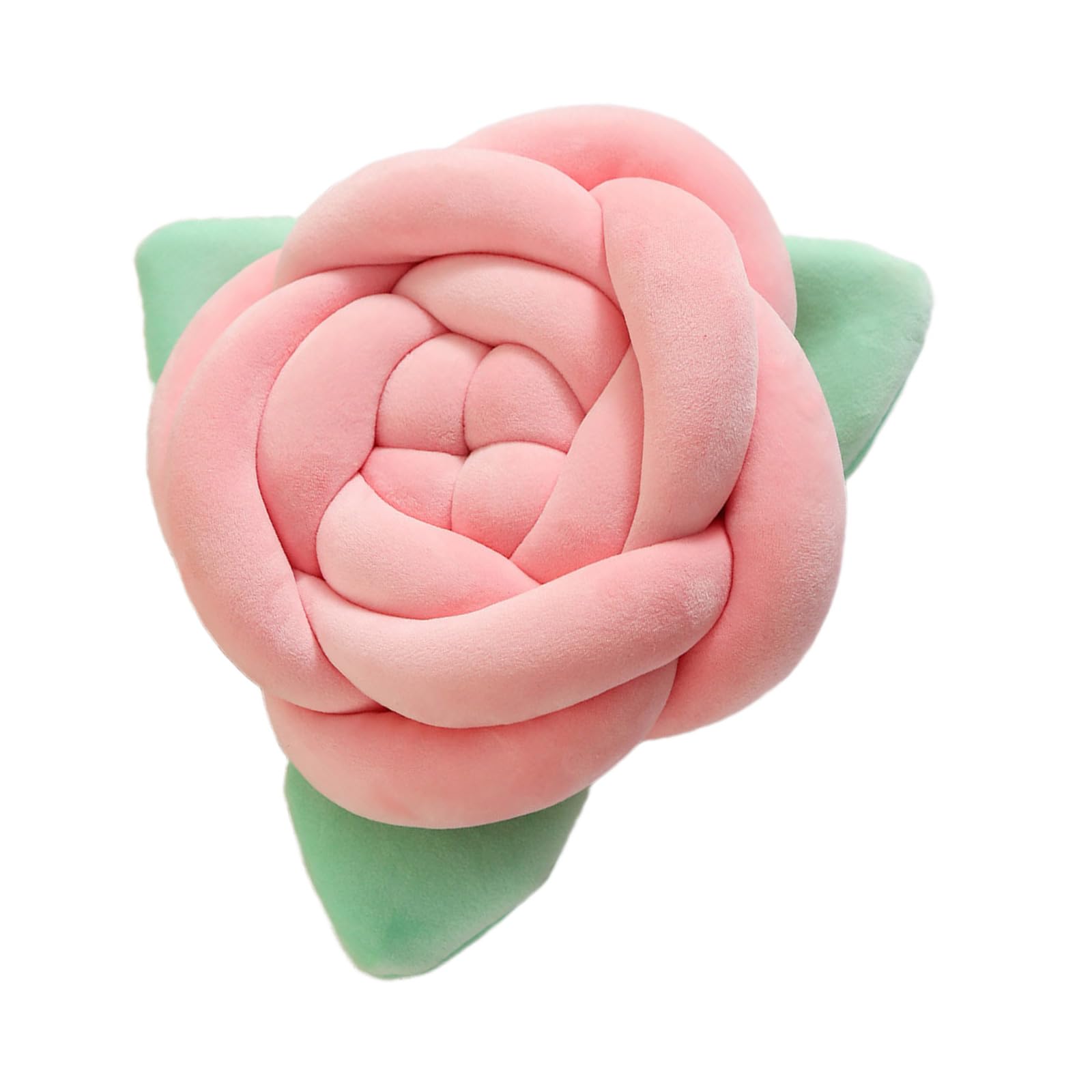 Buxuaaaa A Buxuaaa Florals Textured Knot Ccent Pillow Sturdy Polyester Fabric Stylish Sof Bed Couch Decorative Pillow Cover Polyester Home Decoration