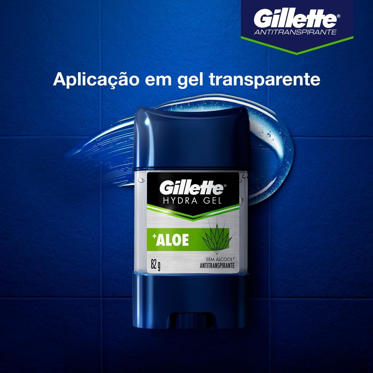 Desodorante Gel Antitranspirante Gillette Hydra Gel Aloe - 82g