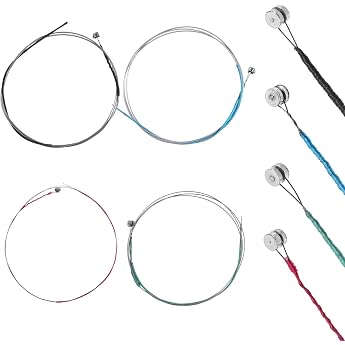 Violin Strings 4 Pieces Violin Strings Violin Strings Universal Full Set Violin Steel Core Violin Fiddle Strings Universal Violin Strings Steel Core Steel Strings for 1/2 1/4 and 1/8