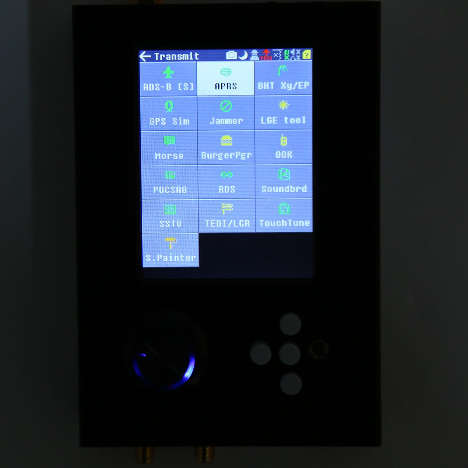 SDR-Funkempfänger, voll funktionsfähiger H2-SDR-Funkempfänger, 1 MHz bis 6 GHz TXCO-Software-Funkempfänger, 3,2-Zoll-LCD-Software-Funkempfänger für PortaPack