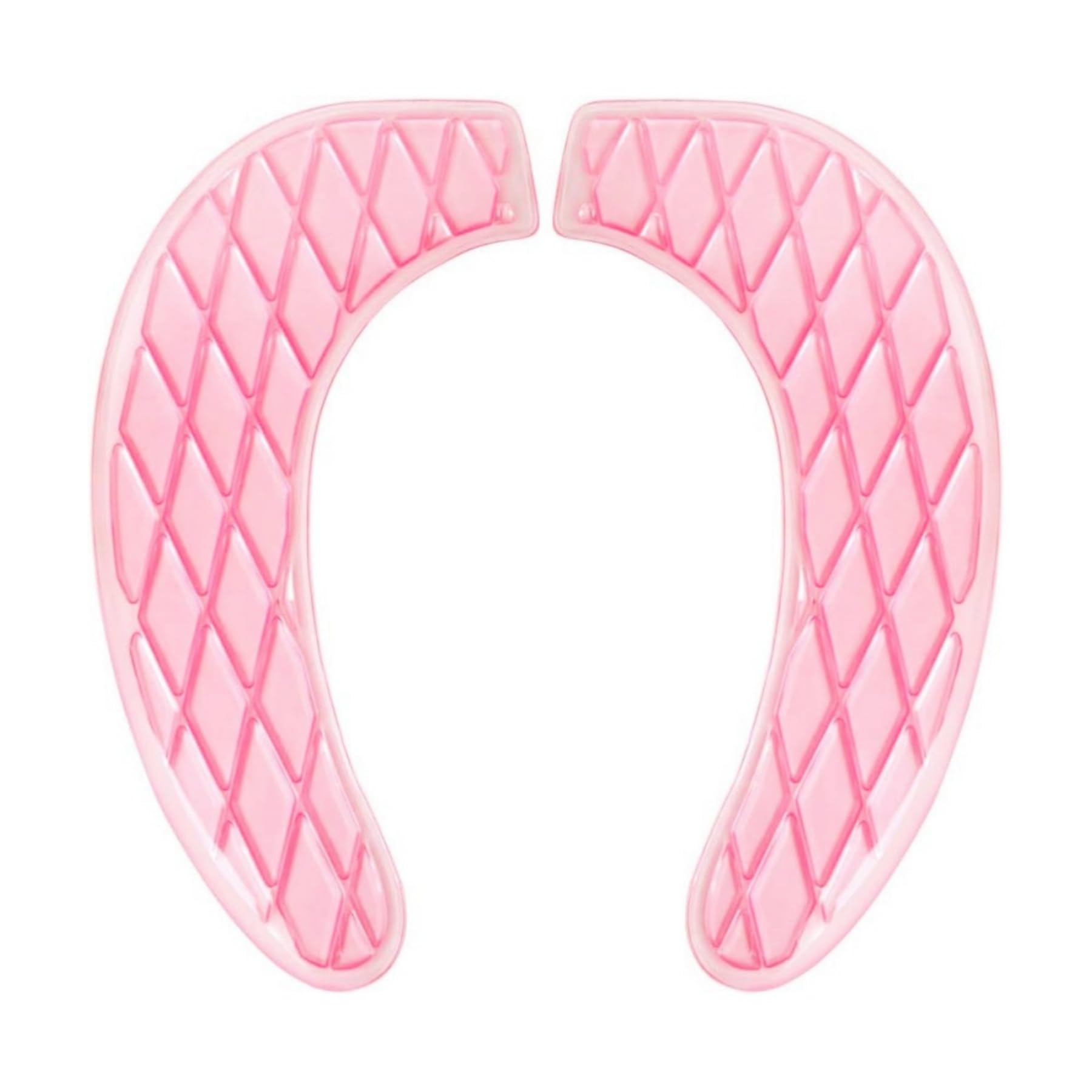 Gel Toilet Seat Cover, Toilet Seat Cushion, Toilet Cover Portable and Washable Toilet Seat Cover Universal, Washable for Standard U Shape Toilet Seats (Pink)