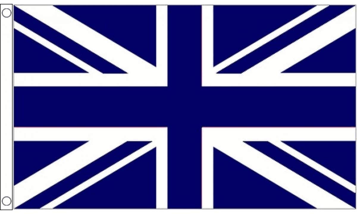 Flagsuperstore Blue,Navy Flagsuperstore© Union Jack Navy Blue Flag - Large 5 X 3 Ft - 100% Polyester With Eyelets