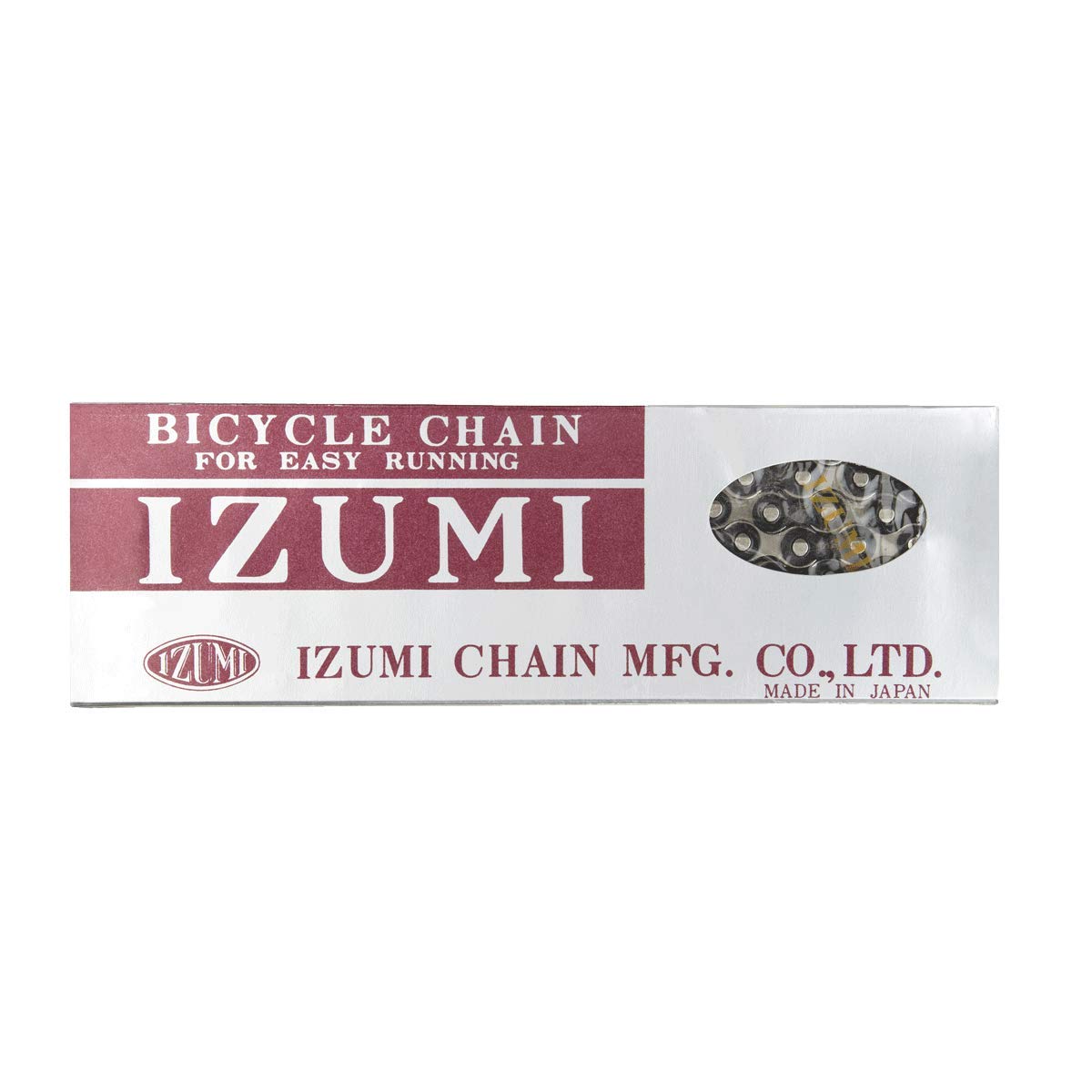 Izumi Chaîne Standard 1/8 x 1/2 (116 maillons), argenté/Noir