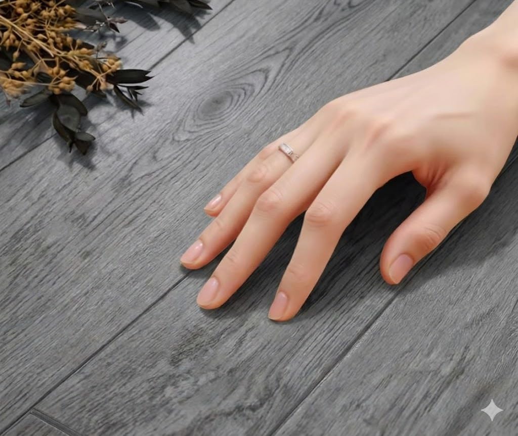 36 Pack Self-Adhesive Floor Sticker Thicken 54 Sq.Ft Wood Grain Floor Wallpaper 3D Wall Sticker Waterproof Vinyl Flooring for Bedroom, Kitchen, RV, Office (Brown, 36 * 6in （36Packs）)