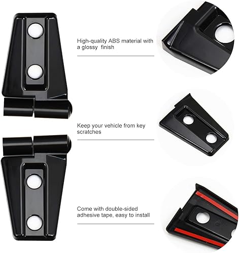Miniatura 3 de JeCar - Bisagra para puerta, accesorios exteriores para Jeep Wrangler