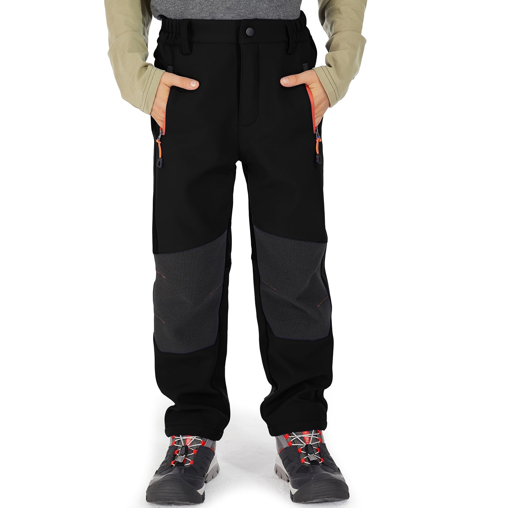 Pantalones cargo para niños, estilo casual, secado rápido, impermeables, para senderismo, escalada, convertibles, #9016