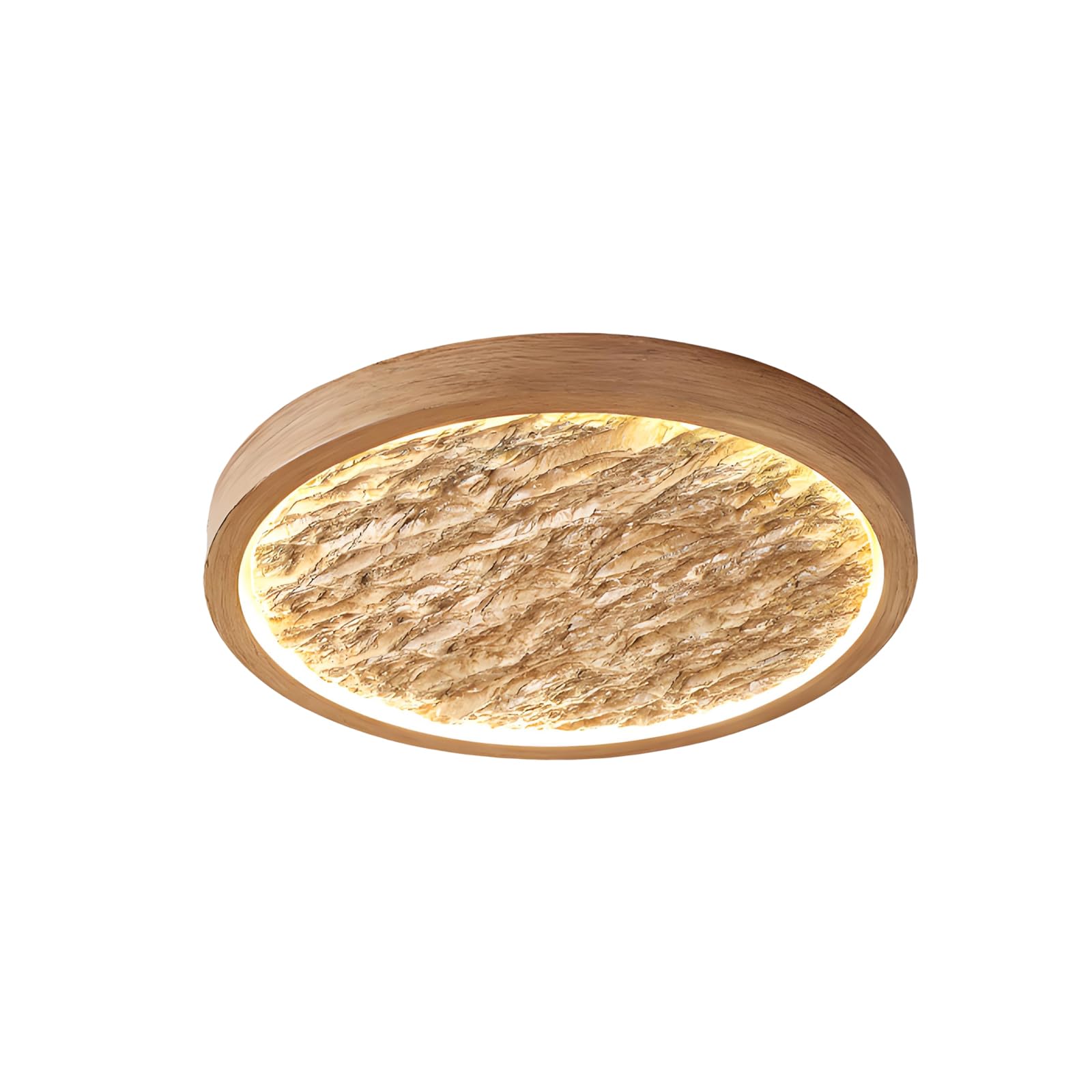 YNVIOZM Modern LED Flush Mount Ceiling Light, French Carved Design, 1.5in Ultra-Thin Lighting Fixtures 20W/27W/31W Resin Ceiling Lamp for Bedroom, Kitchen, Dining Room, Office