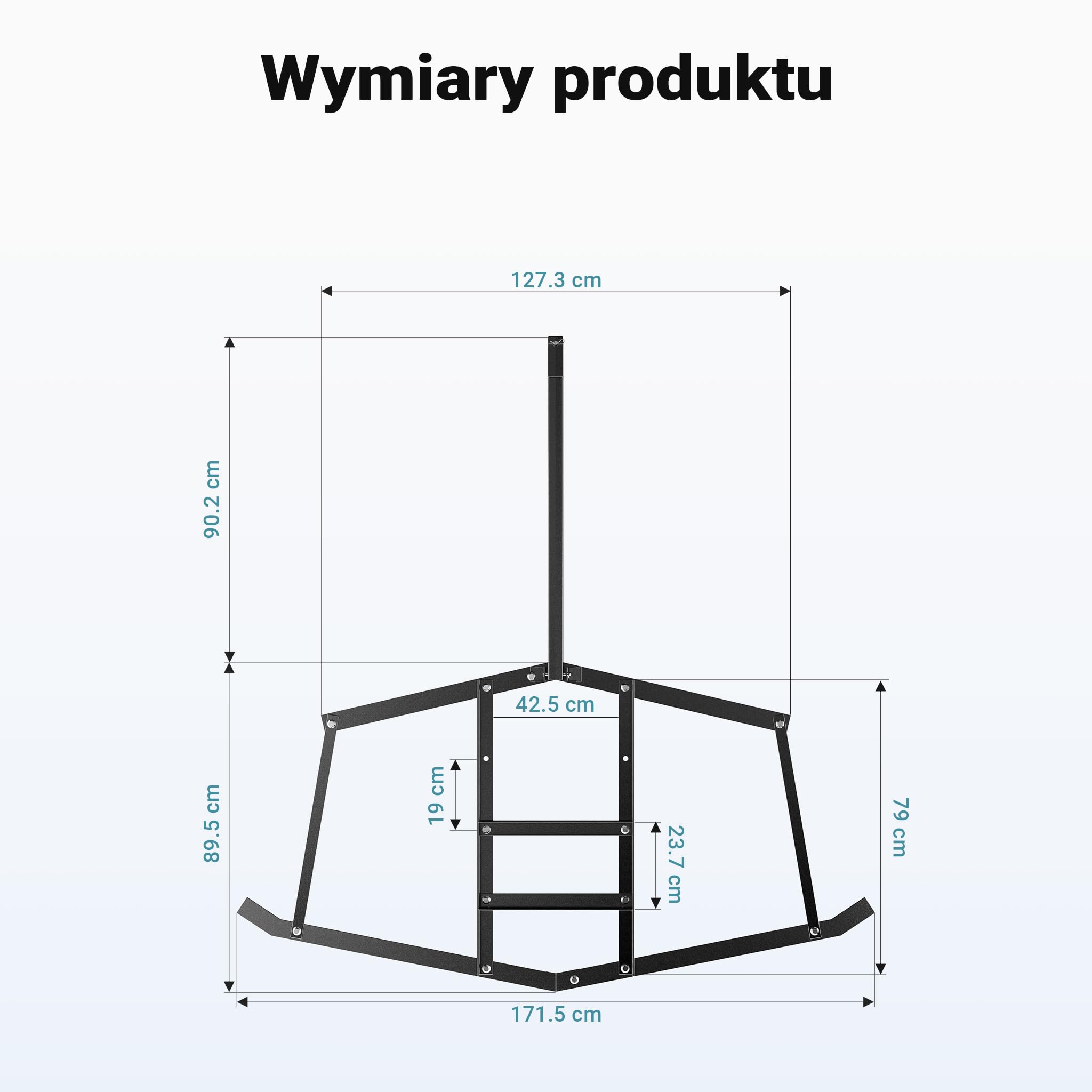 Wiltec Brona 172 x 90 cm do kosiarek i ATV, brona łąkowa ciągniona 66" do uprawy i wyrównywania gleby