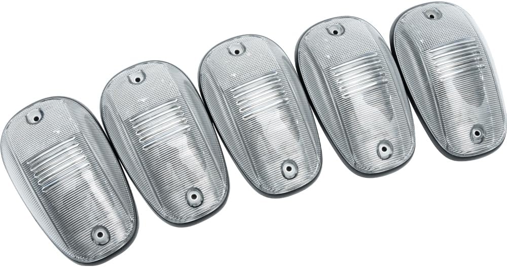 Nsautolighting 5pcs Cab Roof Light Housings for 2003-2018 Dod'ge Ram 1500 2500 Sprinter 3500 Front Top Roof Mounted Cab Light Covers OEM Style Clear Lens Cab Marker Light Housings