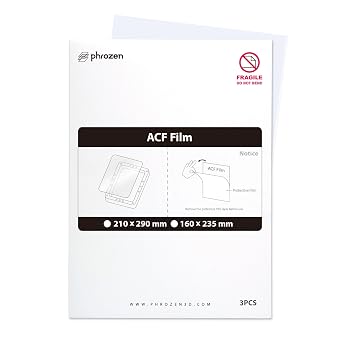 phrozen 3pcs ACF Film High Durability Dual Surfaces, Less Peeling Force A4 Size, 210 * 290mm