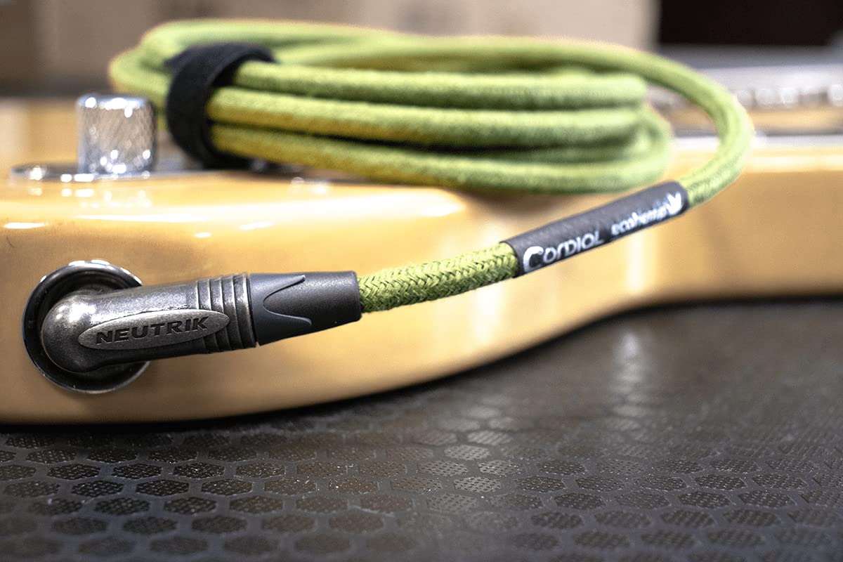 CORDIAL CABLES 6m Gitarrenkabel abgewinkelt Hanffasern