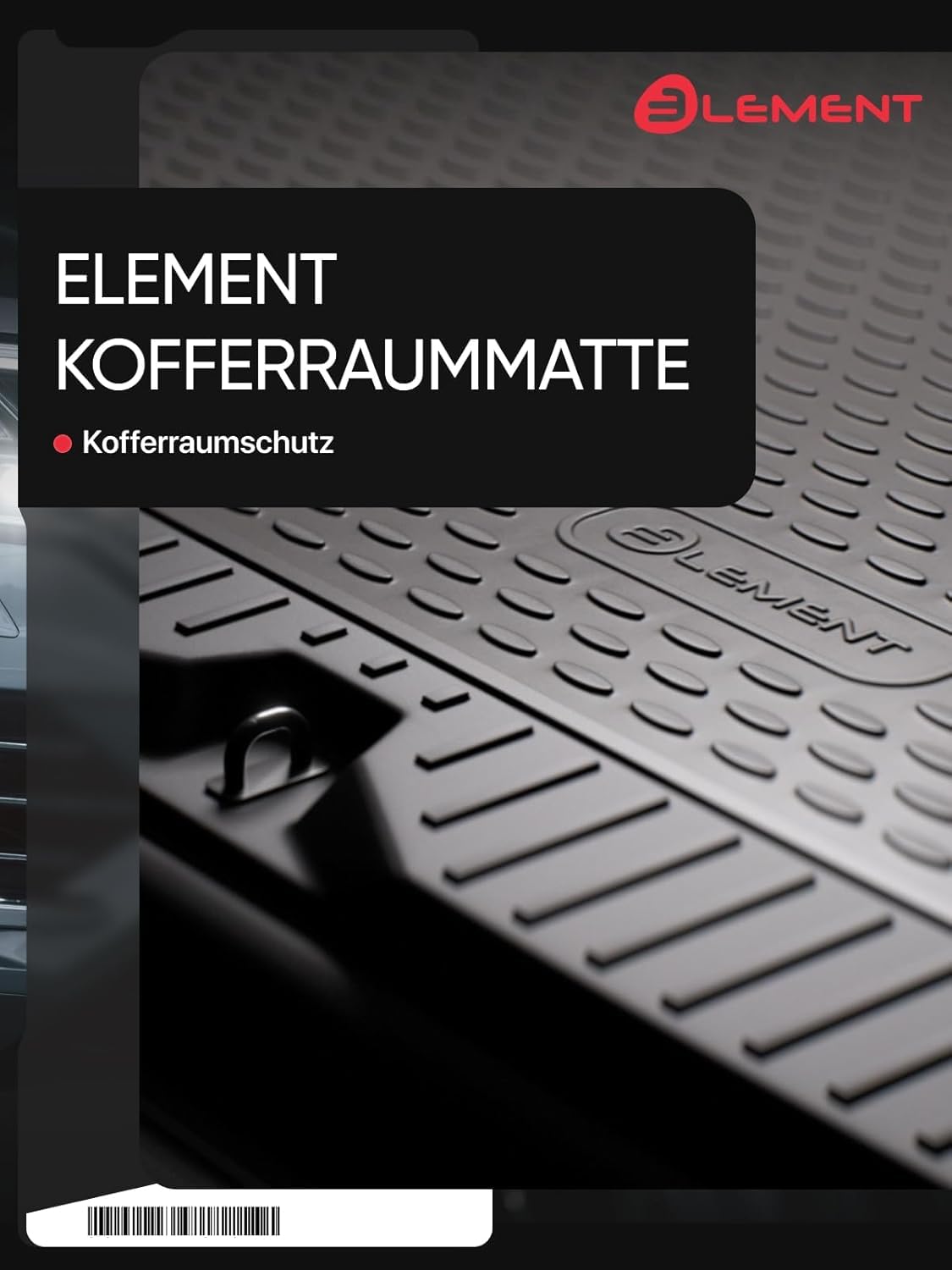 Element Alfombrilla para Maletero Apta para Skoda Elroq | 2024 - Hoy | SUV de 5 Puertas | 100% a Medida Antideslizante, Alfombrilla de Goma para Coche, Alfombrilla Protectora para Maletero