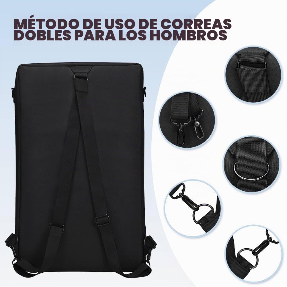 Bolsa de Transporte Proteger de Viaje para Pioneer DJ DDJ-SR2/DDJ-SR | Funda para Native Instruments Traktor Kontrol S4 Mk3 para Hercules Inpulse 500, Estuche con Correa de Hombro