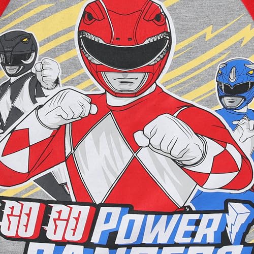 Image of Power Rangers Boys Short Sleeve T-Shirt and Shorts Set for Toddler and Big Kids