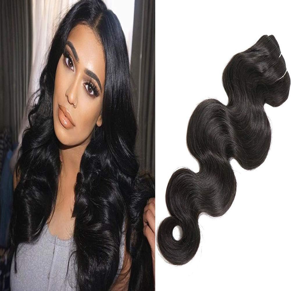120 Gram Remy Clip in Hair Extensions Body Waves Hair Natural Color for Black Women Full Head Clip on Human Hair Extensions Hair Human Hair