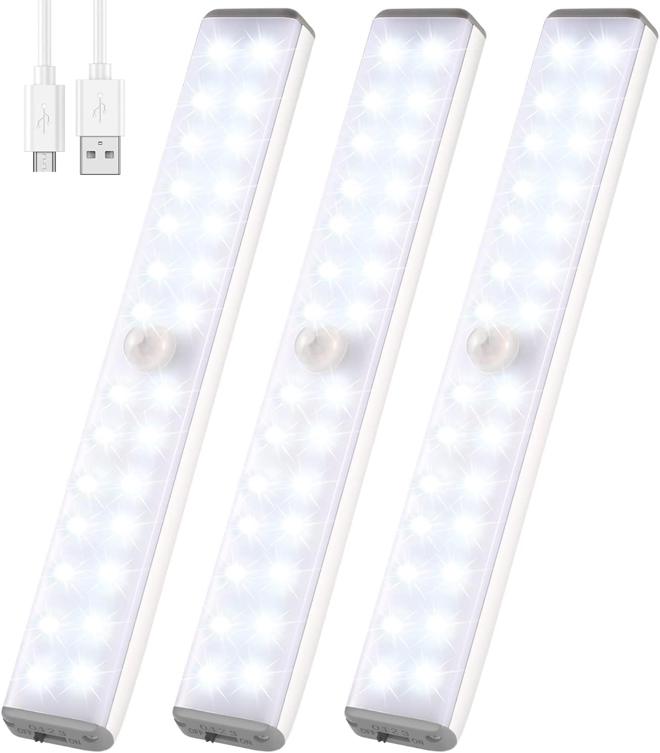 Under Cupboard Lights,Motion Sensor Lights Indoor 28LED Closet Wireless