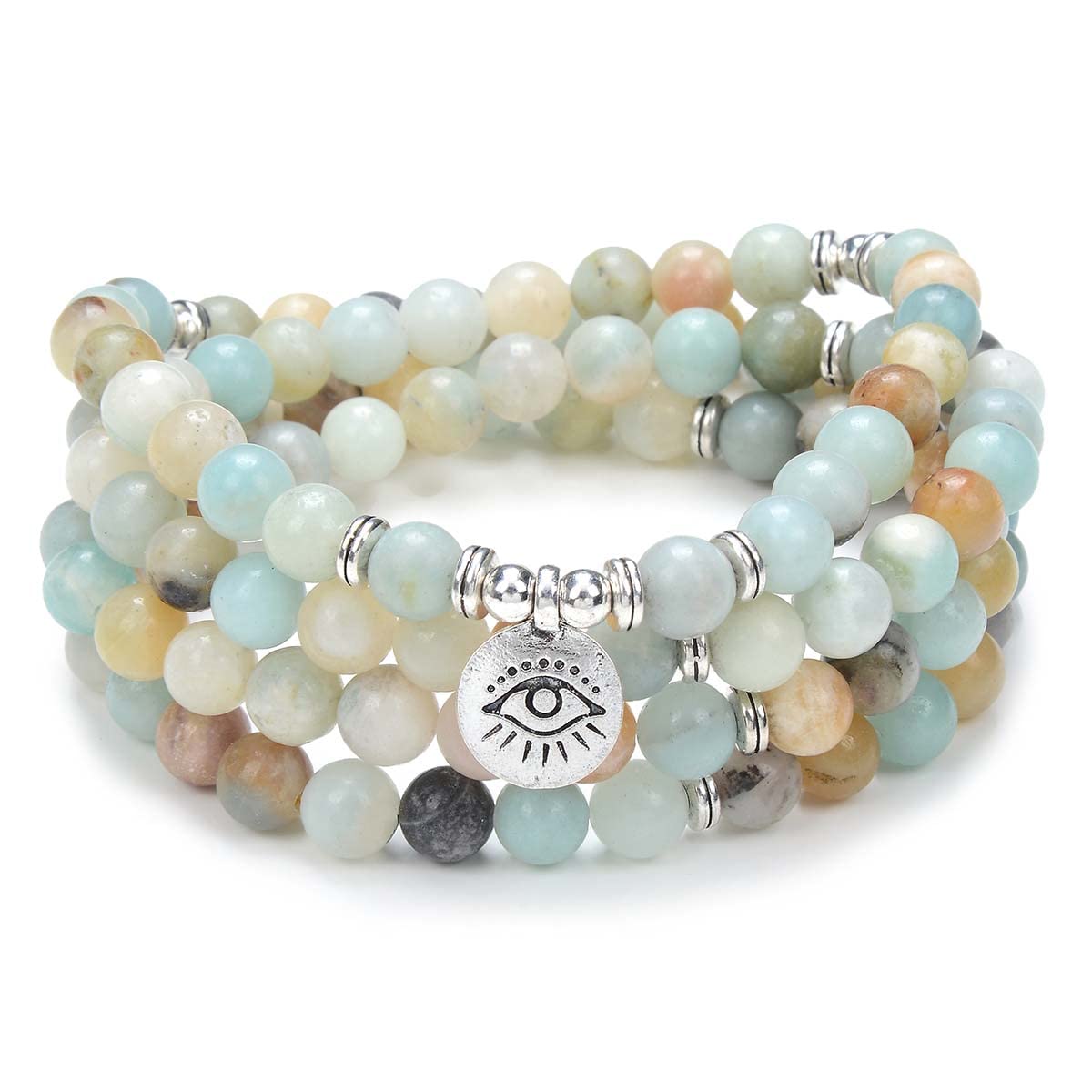 RajaMax Armbandje ‘Het Boze Oog’ blauw-goud verstelbaar damesarmband