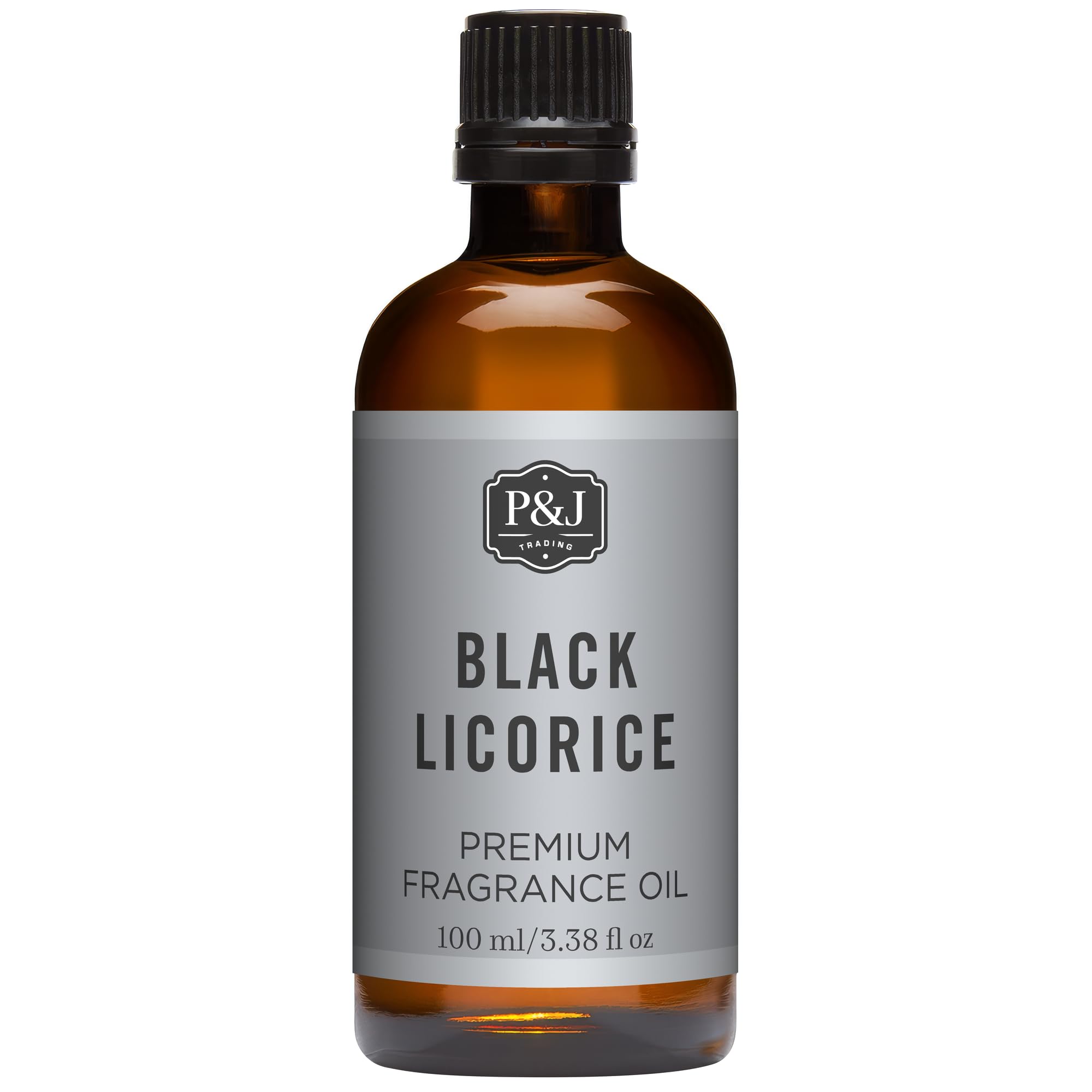P&amp;J Trading - Black Licorice Scented Oil 100ml - Fragrance Oil for Candle Making, Soap Making, Diffuser Oil