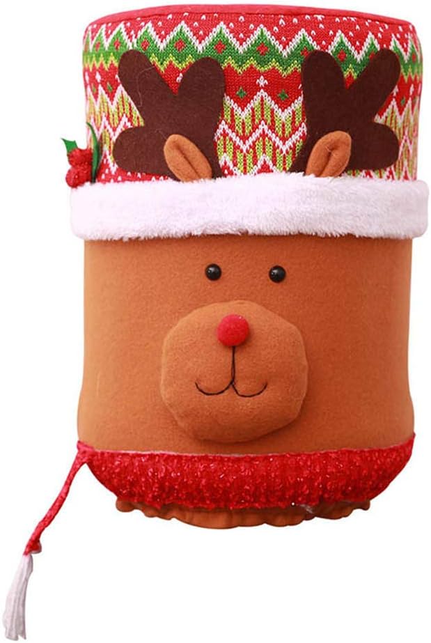 Wodeni Christmas 5 Gallons Water Dispenser Bottle Cover Santa/Elk/Snowman Home Kitchen Decor Elk