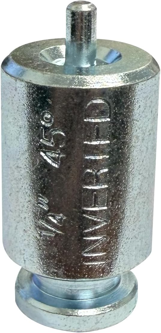 Mastercool 71097-04 1/4″ Double Flare Adapter – Replacement for Hydra-Flare 71098 Kit and 71202 Hydraulic Tool