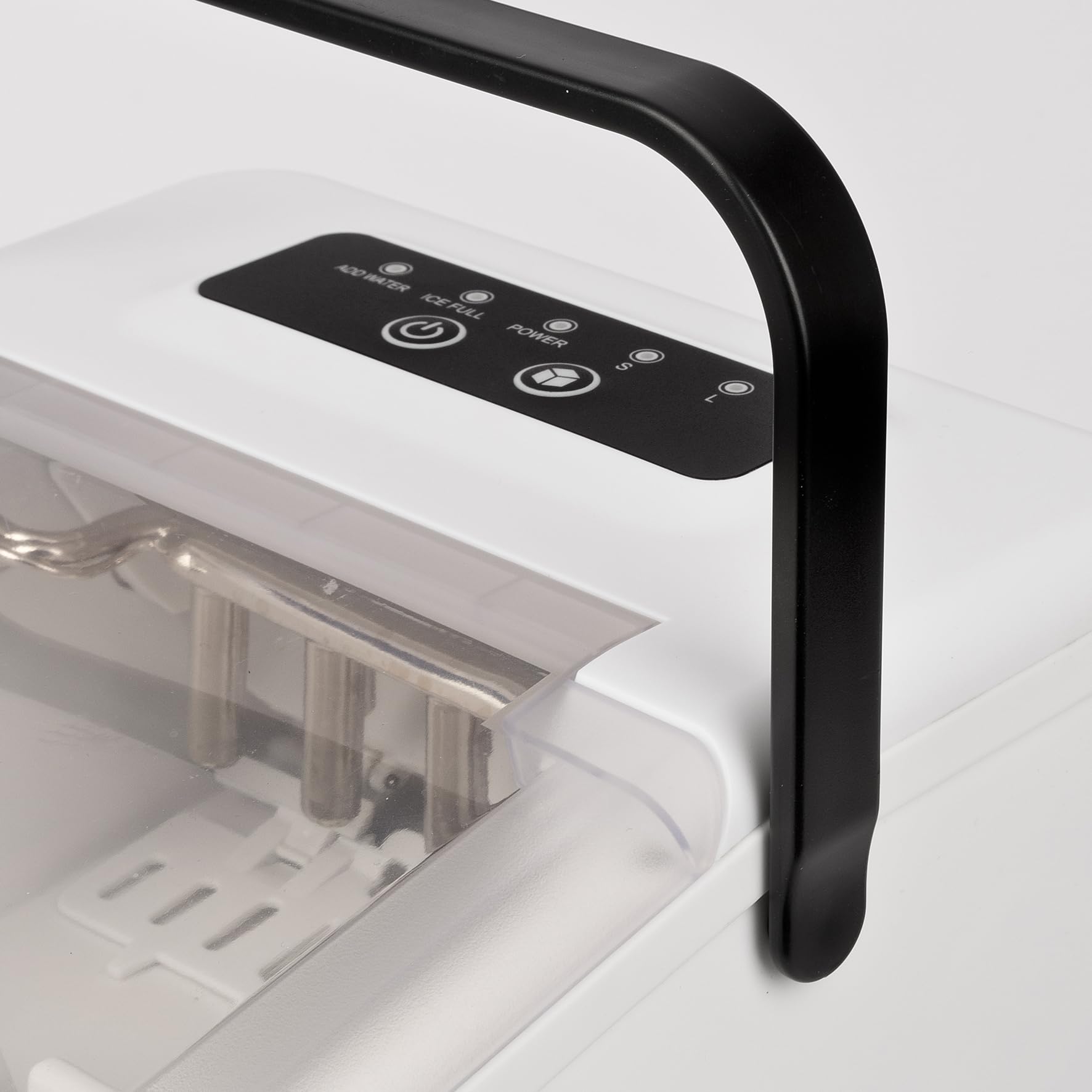 Girmi GH74 Fabbricatore di Ghiaccio,1100 cubetti x 24h, Spegnimento automatico, Accessori inclusi, Bianco