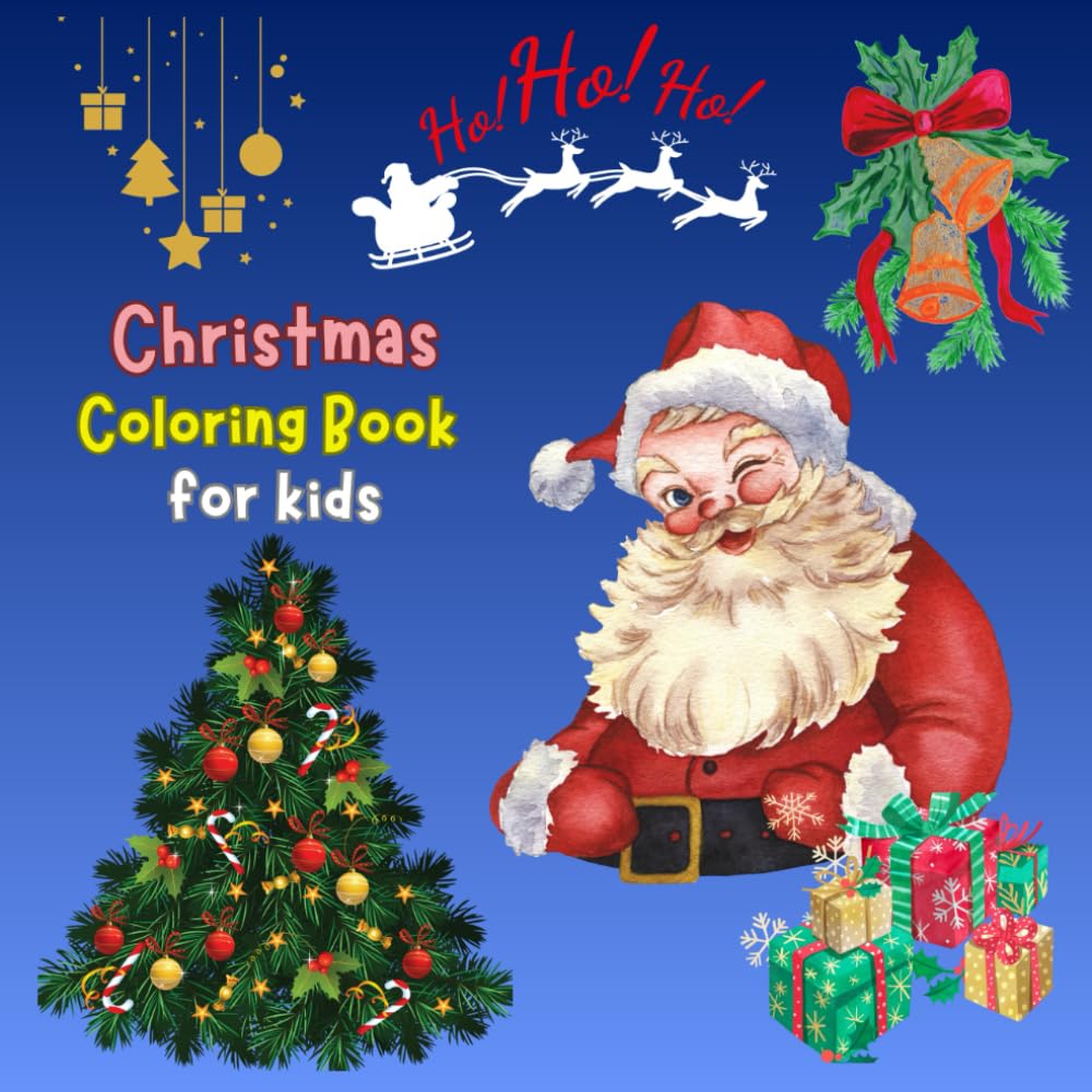 Christmas Coloring Book: 20+ Designs with Santa, Snowmen, Reindeer and more!