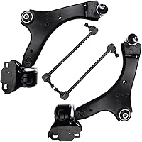 Vista 197 de Detroit Axle - 4 brazos de control traseros para Ford C-Max Focus Mazda 3 5 Volvo C30 C70 S40 V50, 4 brazos de control superior e inferior