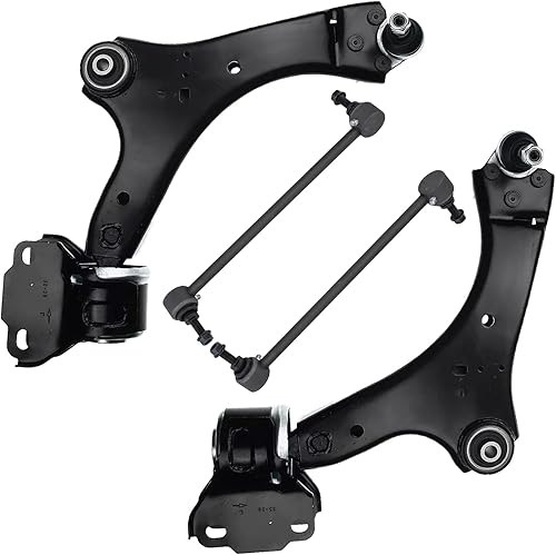 Miniatura 748 de Detroit Axle - Brazos de control delanteros inferiores con rótula + barras estabilizadoras de repuesto para Chrysler Dodge Intrepid 300M Concorde