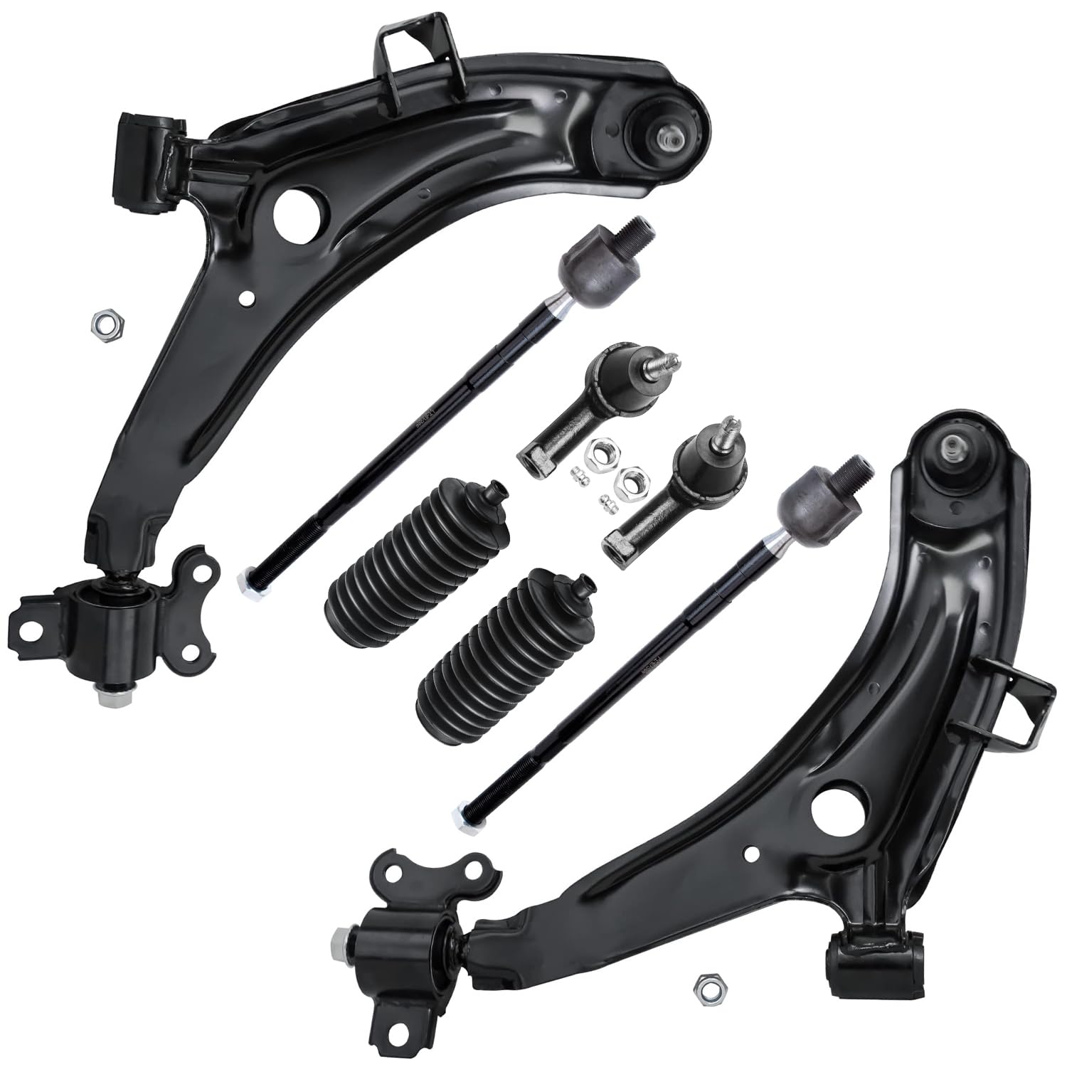 Detroit Axle - 8pc Front End Suspension Kit for 1997-2001 Hyundai Tiburon
