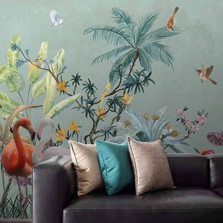 Papier peint élan forêt enchantée 3D grand format 350x256 cm pour habiller les murs du salon