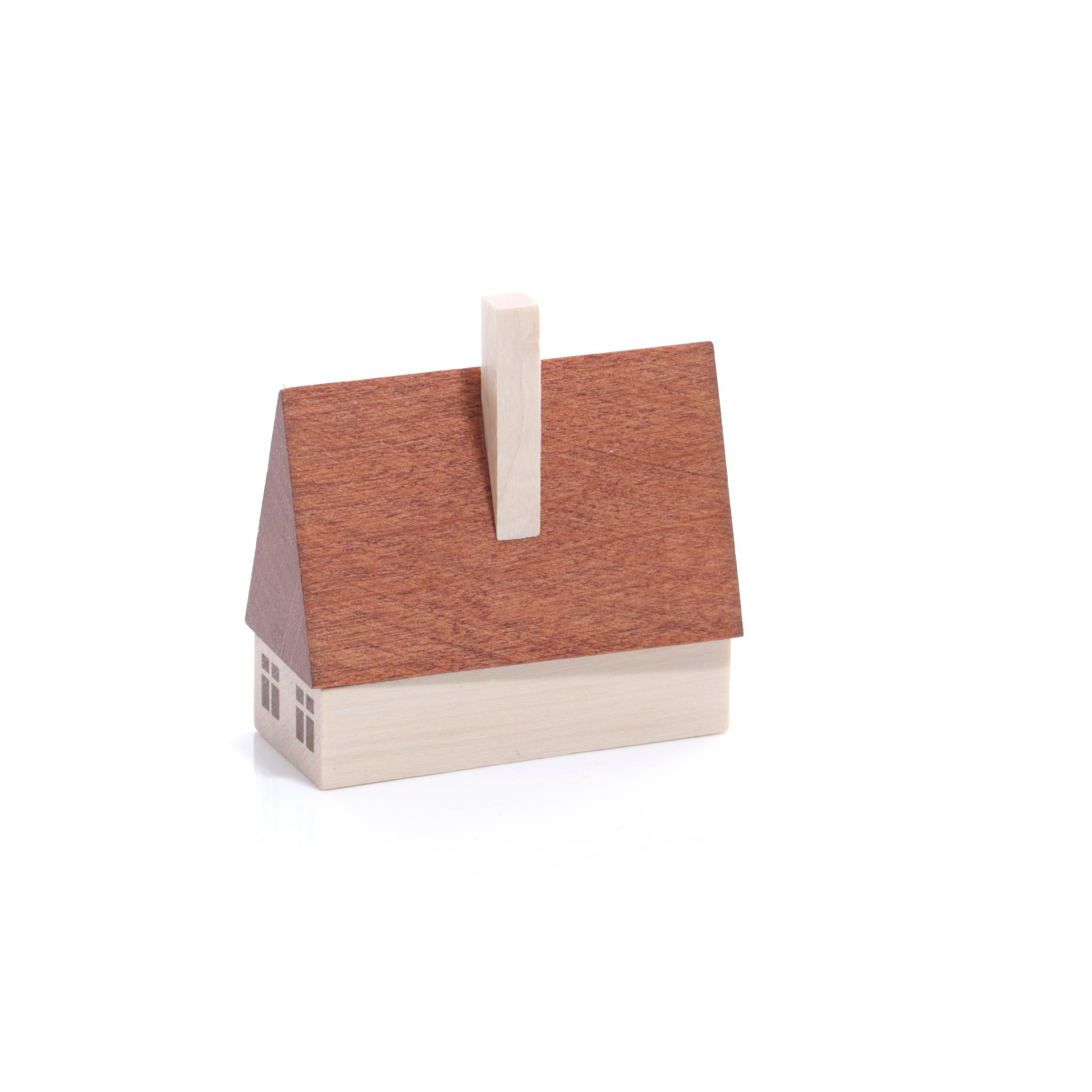 Rudolphs Schatzkiste Holzbäume – 4er Set, Höhe 3-8 Cm, Handgedrechselt, Grün/weiß, Für Dekoration & Sammlung