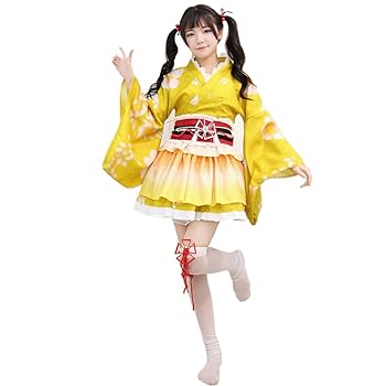 Amazon.co.jp: TWO L 浴衣ドレス 女の子 和風 羽織 上着 花魁