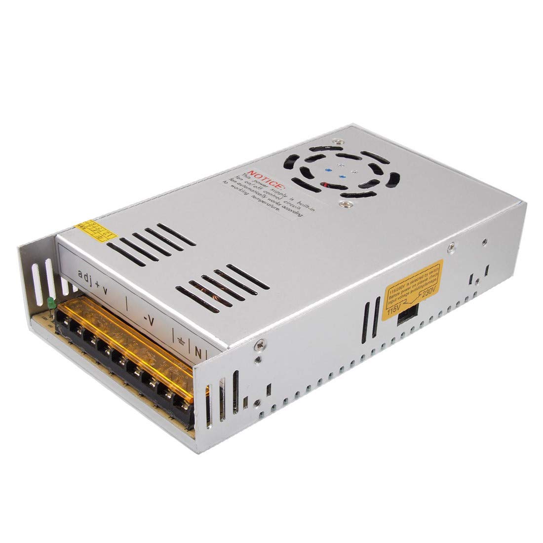 Convertisseur AC110/220V DC12V 30A 360W pour alimentation de ruban LED