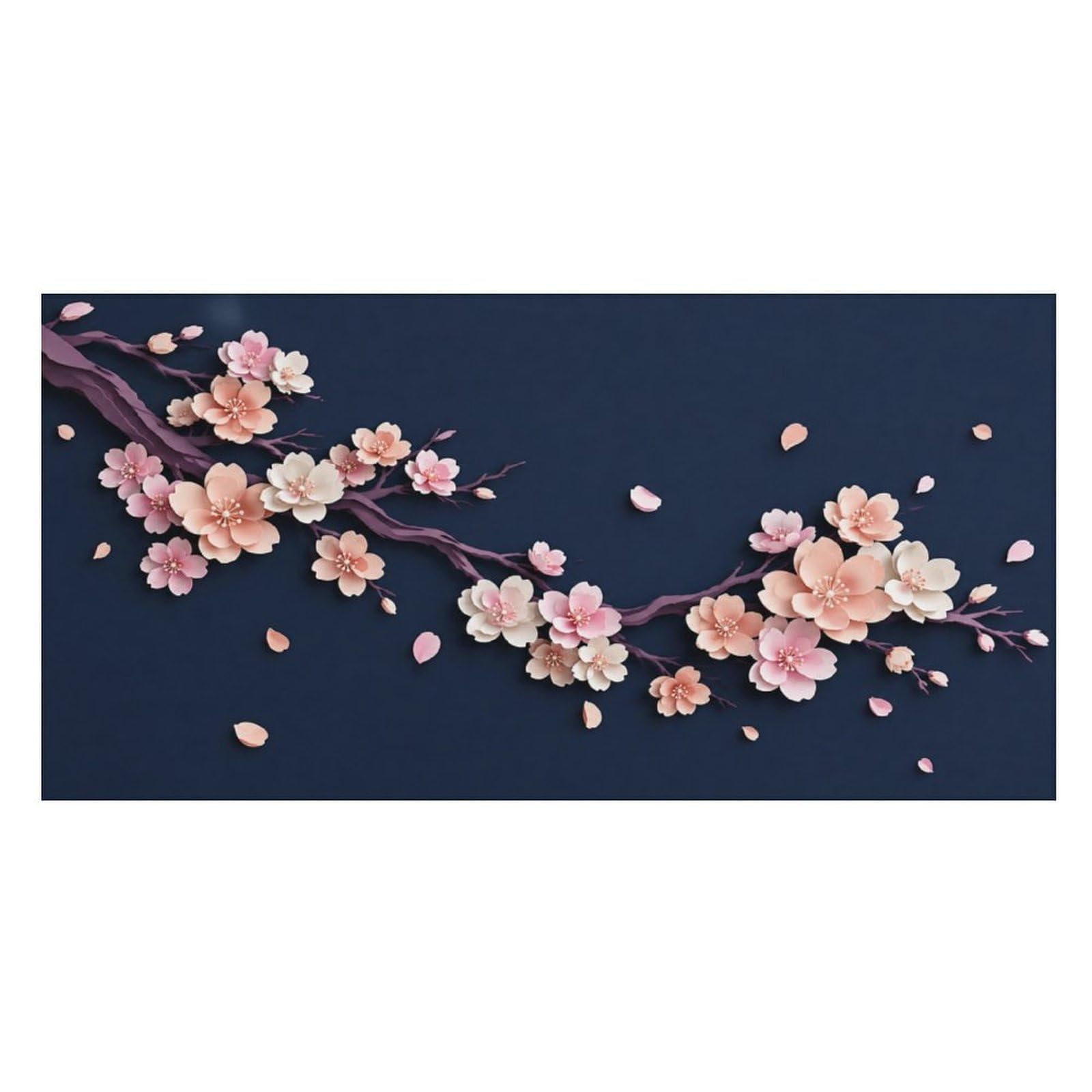 Anceky Cherry Blossom Floral Oversized Beach Towel Quick Dry Sand Free Microfiber Travel Towel Lightweight Multi Purpose Beach Blanket Pool Gym Bath Towel 63x31 in