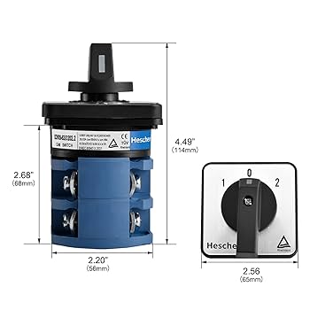 チップオーバースイッチ Amazon.co.jp: Heschen ユニバーサルロータリーカムセレクター