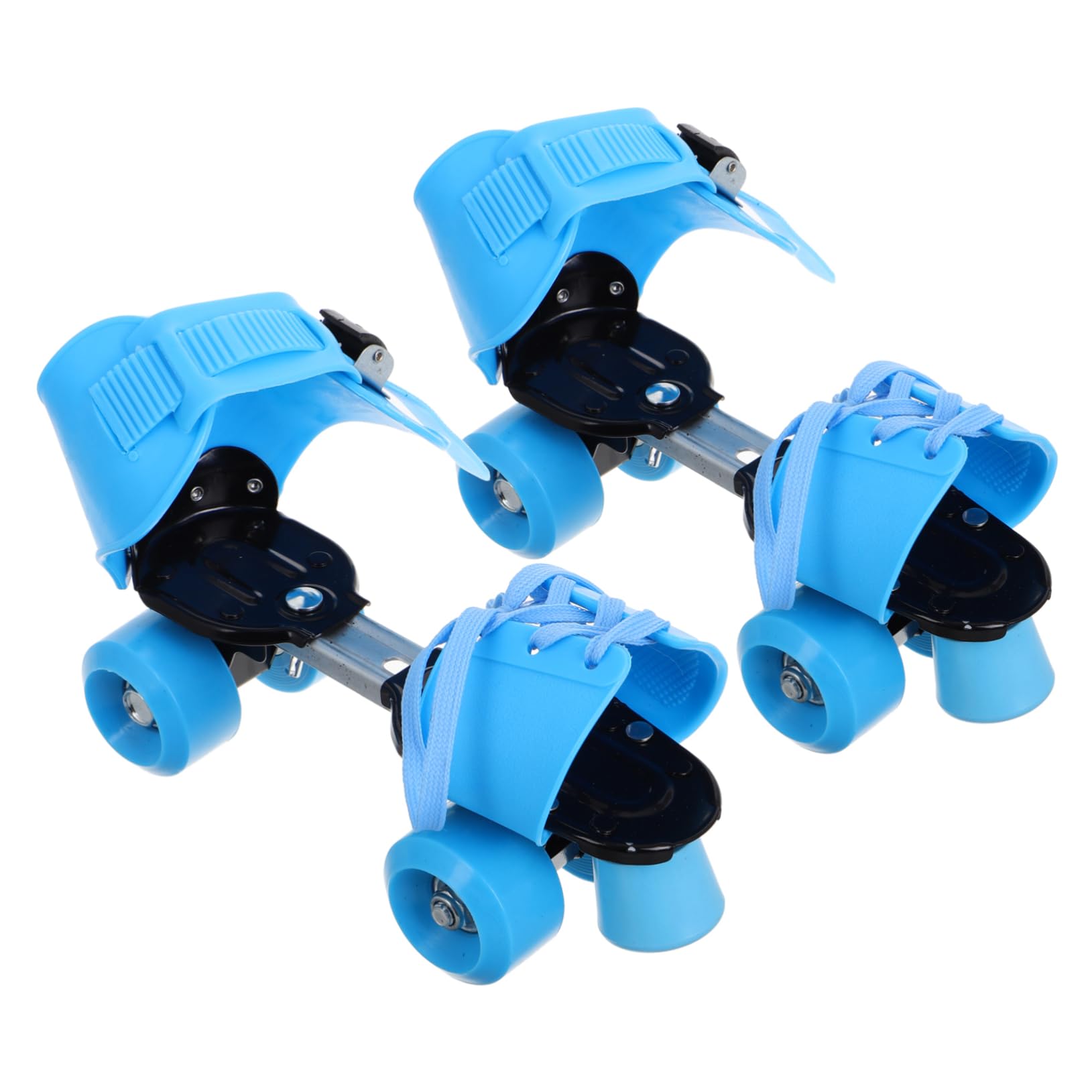 POPETPOP Kids Double Row Roller Skates Skating Shoe for Beginners Adjustable Comfortable Outdoor Activity