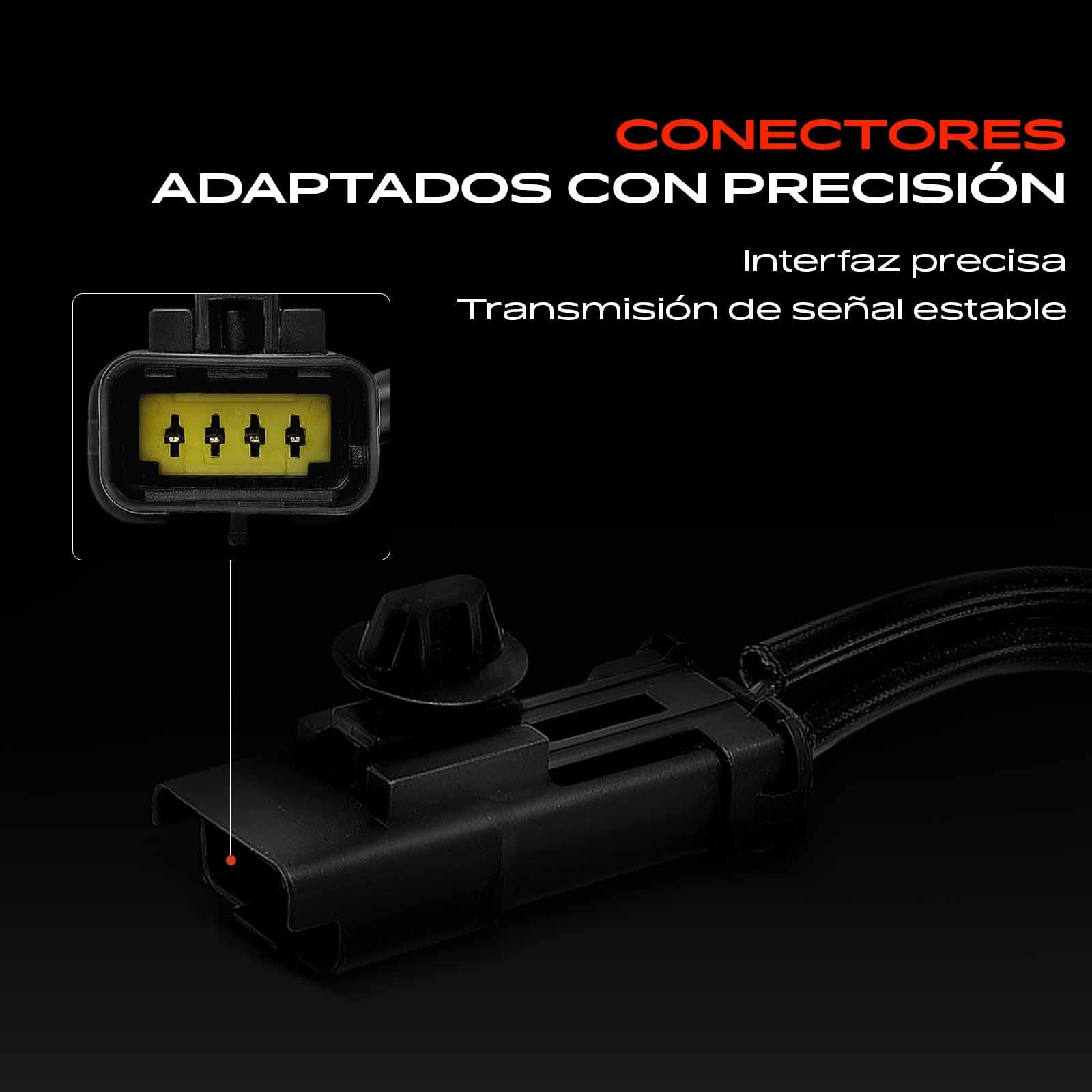 Frankberg Sensor de temperatura de gases de escape 4-Polos Compatible con Berlingo EC ER Rifter 3008 SUV M4 MC MJ MR 308 SW II L4 LC LJ LR LX Corsa F P2JO Replace# 9812376480