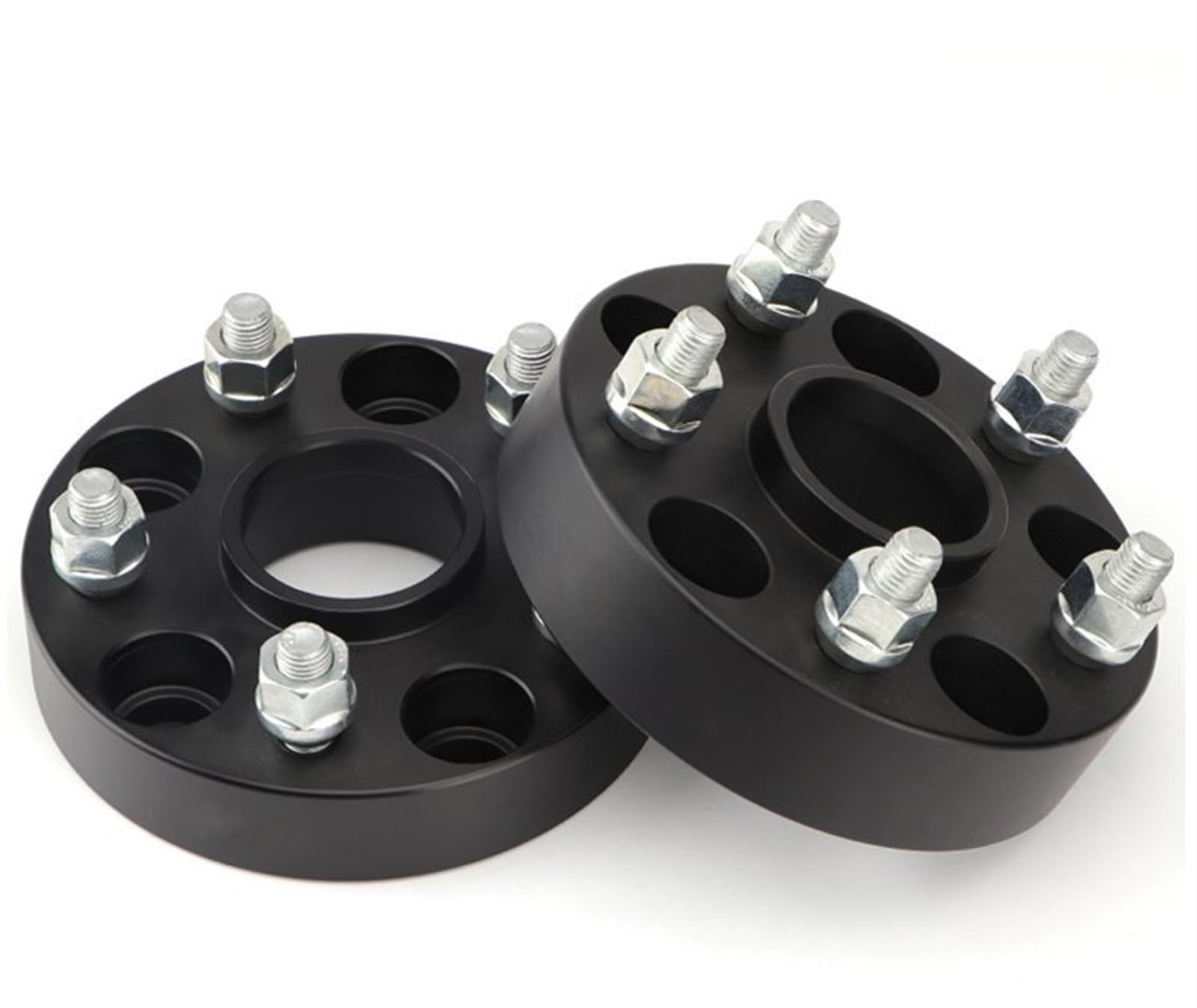 2 pezzi PCD 5x114,3 CB 66,5 mm 15/20/25/30/35/40/45 Adattatore distanziale per ruota in alluminio fori universale per auto(2PCS 45mm)